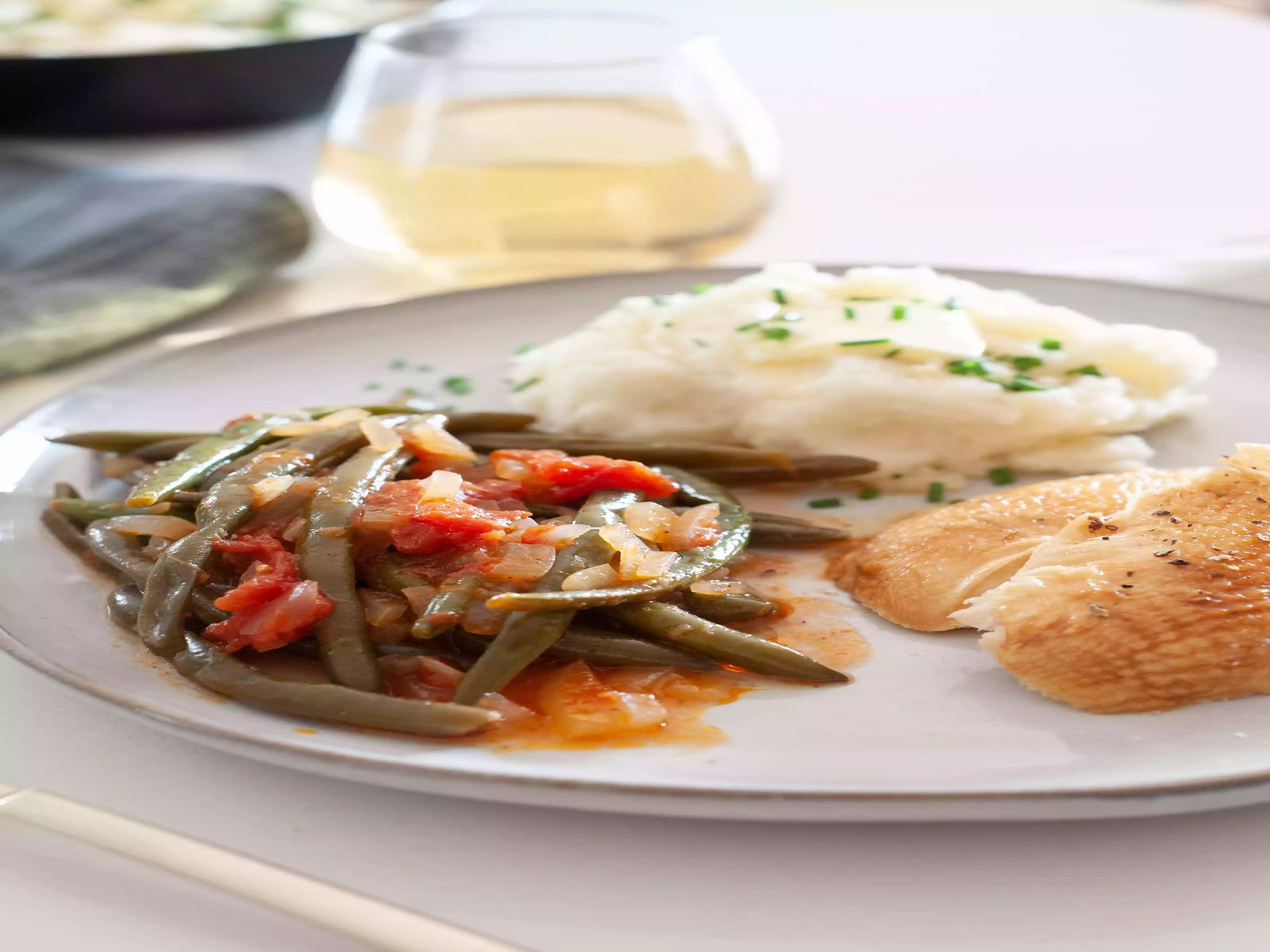 Kızarmış Yeşil Fasulye