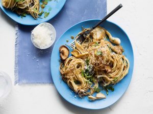 Yabani Mantarlı Spagetti